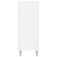 Dressoir 34,5x32,5x90 cm bewerkt hout wit 4