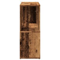 Boekenkast 60x24x63 cm bewerkt hout oud houtkleurig 5