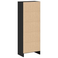 Boekenkast 40x24x109 cm bewerkt hout zwart 6