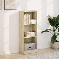 Boekenkast 40x24x109 cm bewerkt hout sonoma eikenkleurig 3