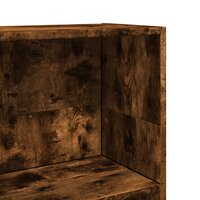 Boekenkast 40x24x109 cm bewerkt hout gerookt eikenkleurig 7