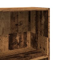 Boekenkast 40x24x109 cm bewerkt hout oud houtkleurig 7