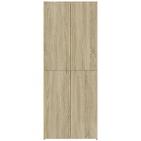Archiefkast 60x32x153 cm bewerkt hout sonoma eikenkleurig 4