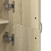 Archiefkast 60x32x153 cm bewerkt hout sonoma eikenkleurig 8