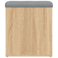 Opbergbankje 42x42x45 cm bewerkt hout sonoma eikenkleurig 6