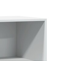 Kledingkast 48x41x102 cm bewerkt hout wit 8