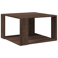 Salontafel 51,5x51,5x30 cm bewerkt hout bruin eikenkleurig 2