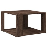 Salontafel 51,5x51,5x30 cm bewerkt hout bruin eikenkleurig 6