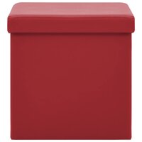 Opbergkruk inklaapbaar PVC wijnrood 3