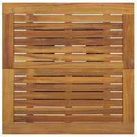 Bartafel 80x80x110 cm poly rattan en massief acaciahout zwart 4