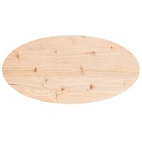 Tafelblad ovaal 60x30x2,5 cm massief grenenhout 4