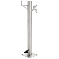 Tuinwaterkolom rond 65 cm roestvrij staal 3