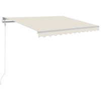 Luifel automatisch uittrekbaar 300x250 cm cr&egrave;me 2