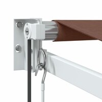 Luifel automatisch uittrekbaar 350x250 cm bruin 6