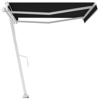 Luifel vrijstaand automatisch 450x300 cm antracietkleurig 4