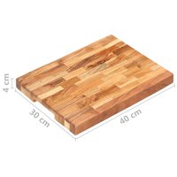 Hakblok 40x30x4 cm massief acaciahout 7