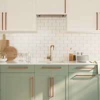 Handvatten 5 st 320 mm roestvrij staal bronskleurig 4