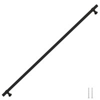 Handvatten 5 st 480 mm roestvrij staal zwart 3