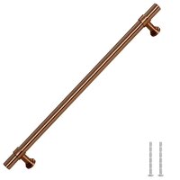 Handvatten 5 st 480 mm roestvrij staal bronskleurig 3