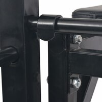 Fitnessapparaat wandgemonteerd zwart 8