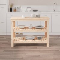 Werkbank 110,5x50x80 cm massief grenenhout 3