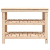 Werkbank 110,5x50x80 cm massief grenenhout 5