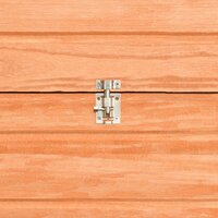 Konijnenhok 152x128x108 cm massief grenen- en vurenhout 8