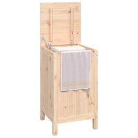Wasmand 44x44x76 cm massief grenenhout 4