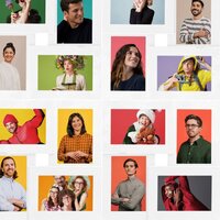 Fotolijst voor 24x(10x15 cm) foto MDF wit 4