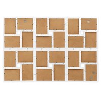 Fotolijst voor 24x(13x18 cm) foto MDF wit 3