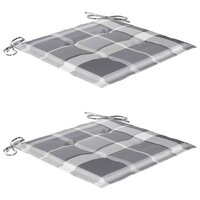 3-delige Tuinset inklapbaar met kussen massief teakhout 7