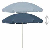 Strandparasol 300 cm blauw 2