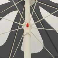 Strandparasol 240 cm antracietkleurig 5