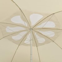 Strandparasol 300 cm zandgeel 4