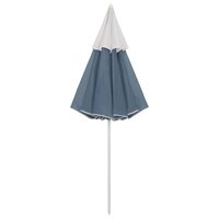 Strandparasol 300 cm blauw 4
