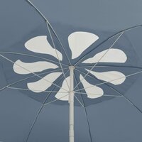 Strandparasol 300 cm blauw 6