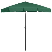 Strandparasol 180x120 cm groen 2