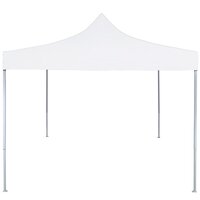 Partytent professioneel inklapbaar 2x2 m staal wit 2