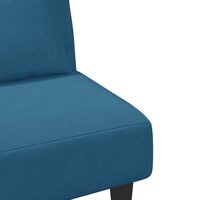 2-delige Loungeset met kussens fluweel blauw 9