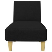 2-delige Loungeset stof zwart 7