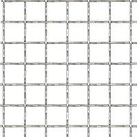 Draadhek geweven gaas 50x50 cm 11x11x2 mm roestvrij staal 2