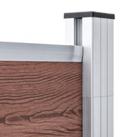 Schutting 353x186 cm HKC bruin 6