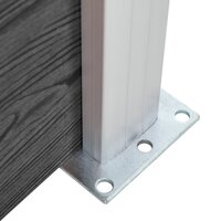 Schuttingpanelenset 353x146 cm HKC zwart   9