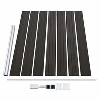 Schuttingpaneel 175x146 cm HKC grijs 4