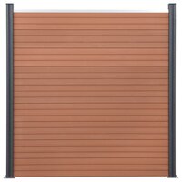 Schuttingpaneelset 526x186 cm HKC bruin 4