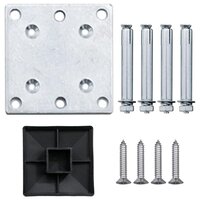 Schuttingpaneel 95x(105-180) cm HKC bruin 6