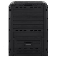 Compostbak 280 L polypropeen zwart 2