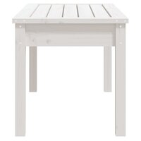 Tuinbank 80x44x45 cm massief grenenhout wit 5