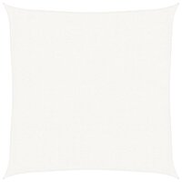 Zonnezeil 160 g/m&sup2; 2,5x2,5 m HDPE wit 2