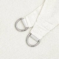 Zonnezeil 160 g/m&sup2; 2,5x2,5 m HDPE wit 5